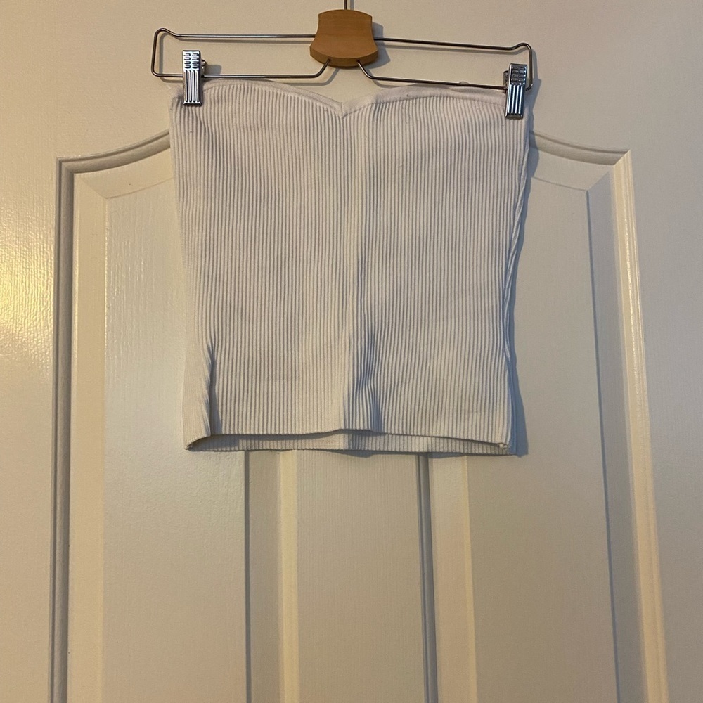 Babaton white tube top